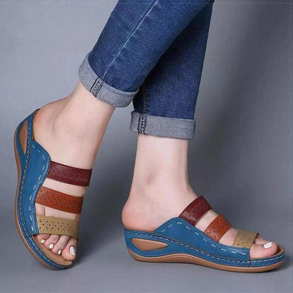 Slip On Summer Wedge Sandals - LeStyleParfait Kenya