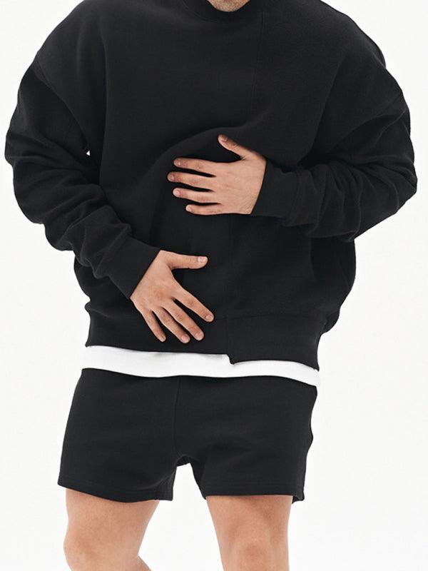 Solid Crew Neck Men Sweatshirt - Men Sweatshirt - LeStyleParfait