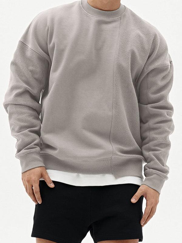 Solid Crew Neck Men Sweatshirt - Men Sweatshirt - LeStyleParfait