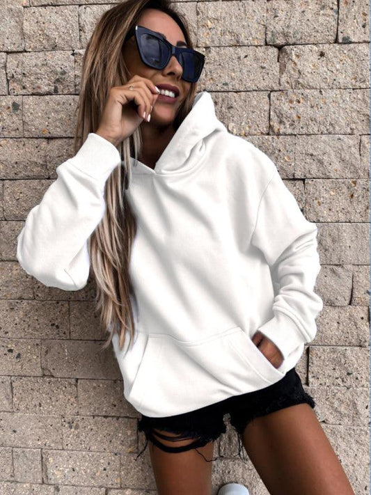 Solid Warm Women Hoodie - Women Hoodie - LeStyleParfait