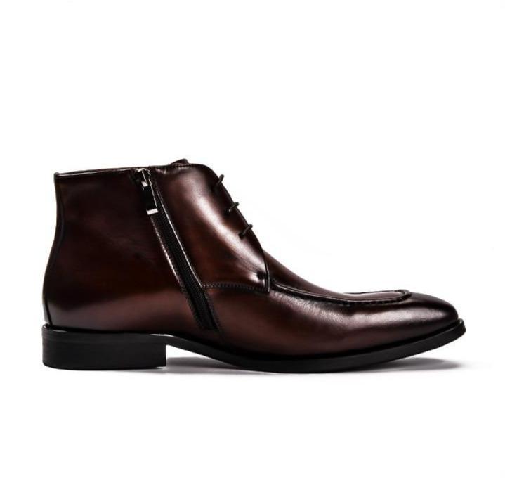 Stitched Leather Chelsea Boots For Men - LeStyleParfait Kenya