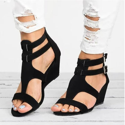 Strap Wedge Sandals - LeStyleParfait Kenya