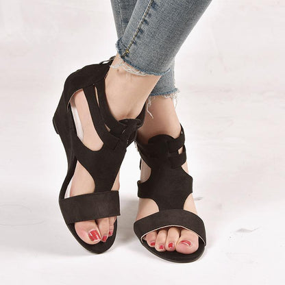 Strap Wedge Sandals - LeStyleParfait Kenya