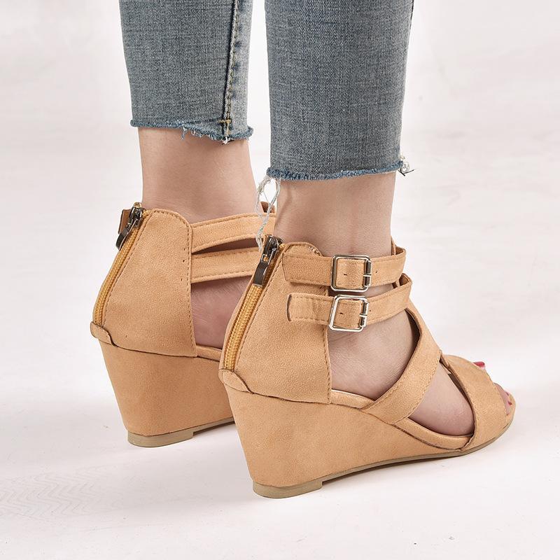 Strap Wedge Sandals - LeStyleParfait Kenya