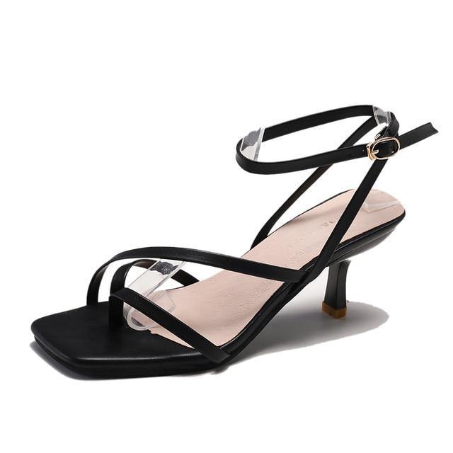 Strappy Open-Toe Women High Heels - LeStyleParfait Kenya