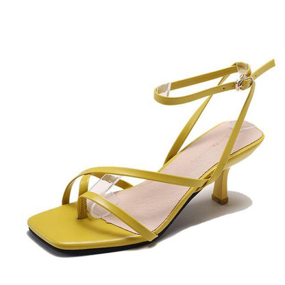 Strappy Open-Toe Women High Heels - LeStyleParfait Kenya