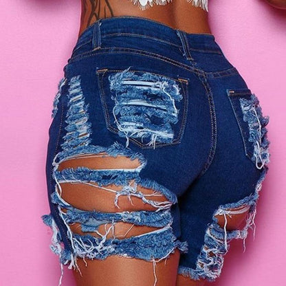 Street Hipster Denim Shorts For Women - Shorts - LeStyleParfait Kenya