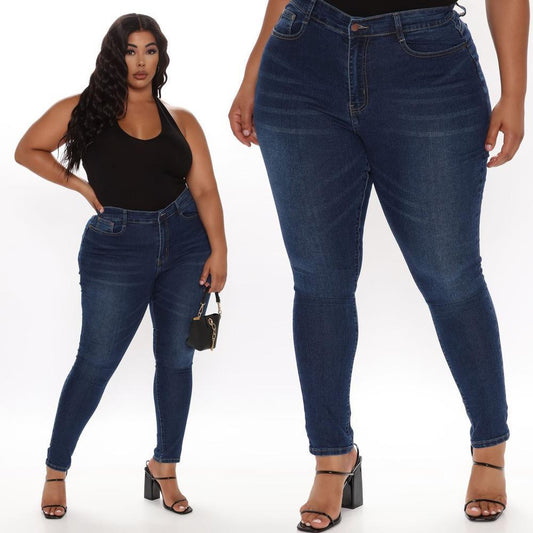 Stretch Denim Pencil Pants For Women - Pants - LeStyleParfait Kenya