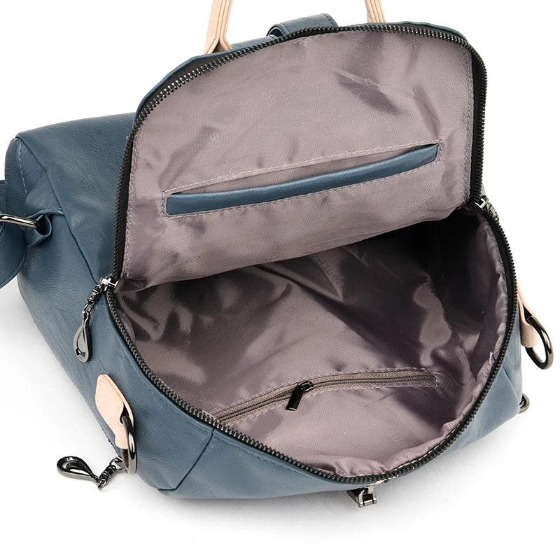 Stylish High-Quality Soft Leather Women's Backpack - LeStyleParfait Kenya