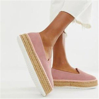 Suede Flat Shoes For Women - Shoes - LeStyleParfait Kenya