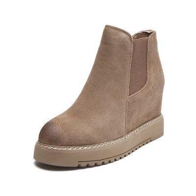 Suede Wedge Boots - LeStyleParfait Kenya