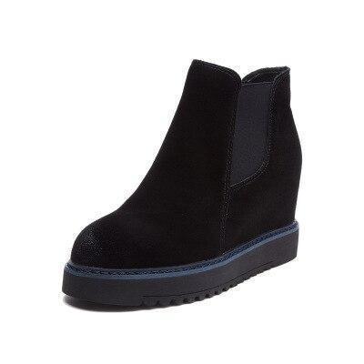 Suede Wedge Boots - LeStyleParfait Kenya