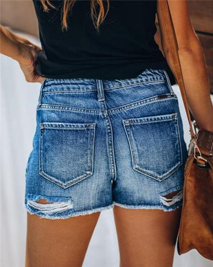 Summer Ripped Jeans for Women - Shorts - LeStyleParfait Kenya