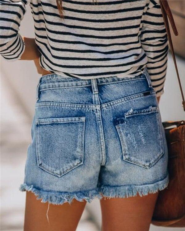 Summer Ripped Jeans for Women - Shorts - LeStyleParfait Kenya