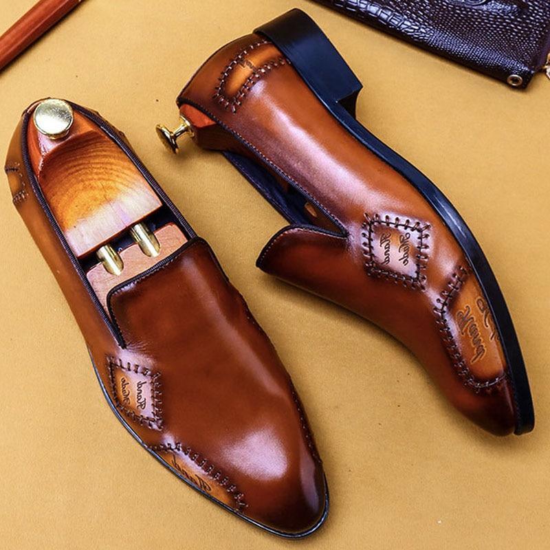 Tomasso Leather Loafer Shoes For Men - LeStyleParfait Kenya