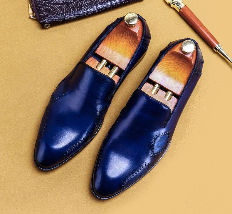 Tomasso Leather Loafer Shoes For Men - LeStyleParfait Kenya