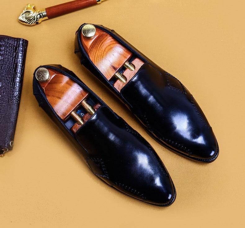 Tomasso Leather Loafer Shoes For Men - LeStyleParfait Kenya