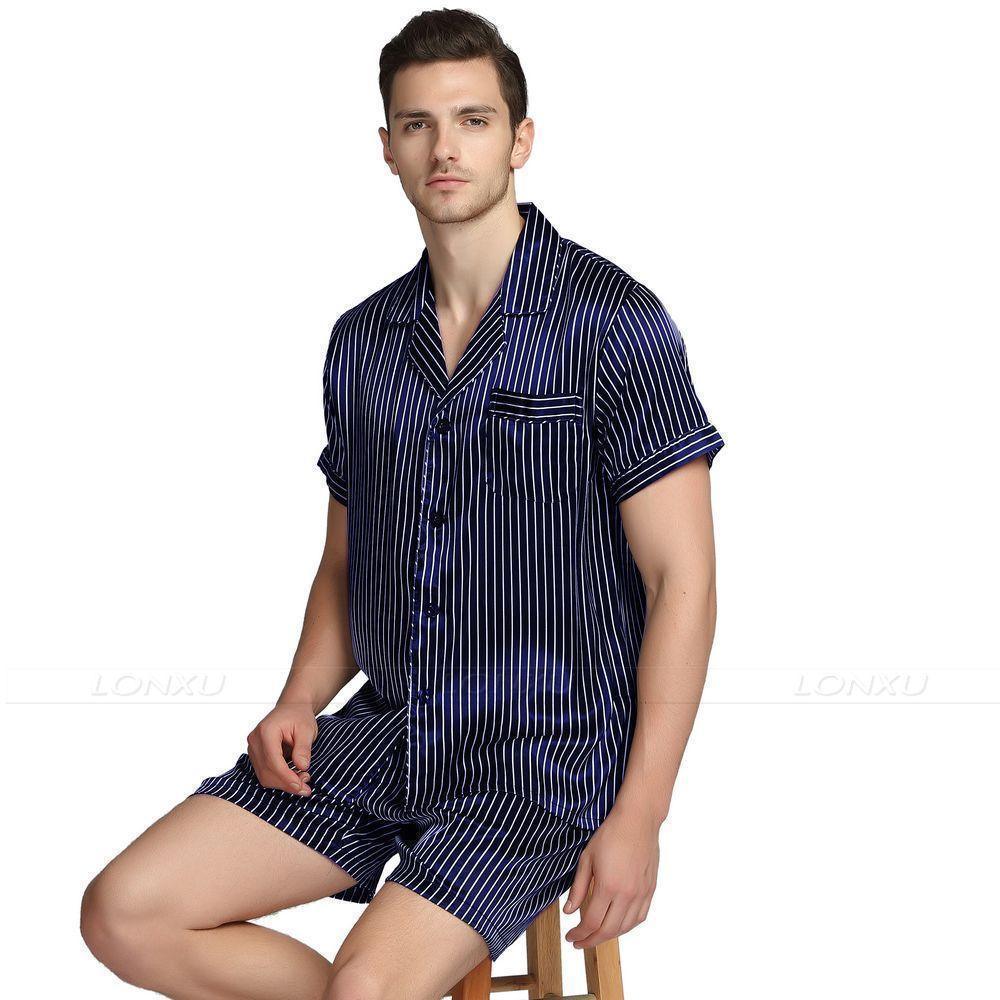 Tucked In Nice Men Pajamas Set - Pajama Shorts Set - LeStyleParfait