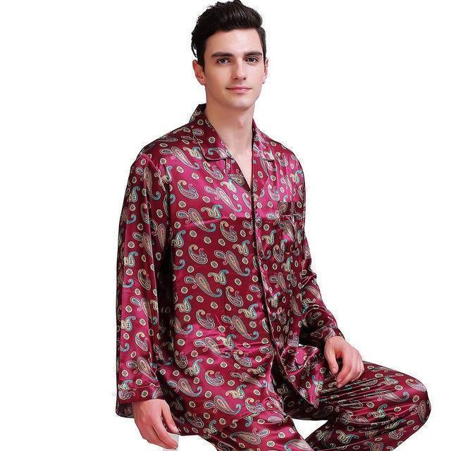 Up Past Bedtime Men Pajama Set - Pajama Pant Set - LeStyleParfait