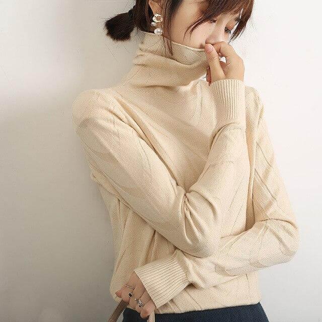 Warm Up Turtleneck Sweater - Sweater - LeStyleParfait Kenya