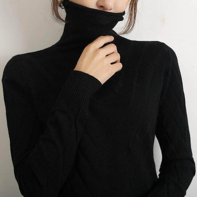 Warm Up Turtleneck Sweater - Sweater - LeStyleParfait Kenya