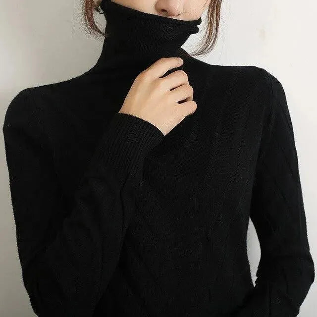 Warm Up Turtleneck Sweater - Pullover Sweater - LeStyleParfait