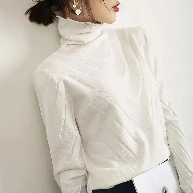 Warm Up Turtleneck Sweater - Pullover Sweater - LeStyleParfait