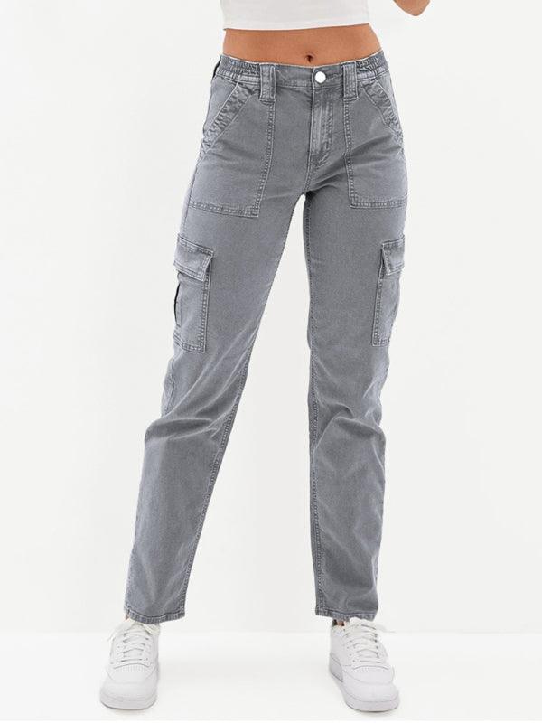 Buy Washed Women s Cargo Denim Jeans at LeStyleParfait Kenya