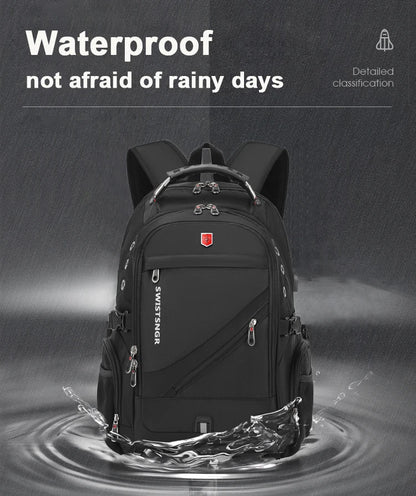 Waterproof Laptop Backpack with USB Port - LeStyleParfait Kenya