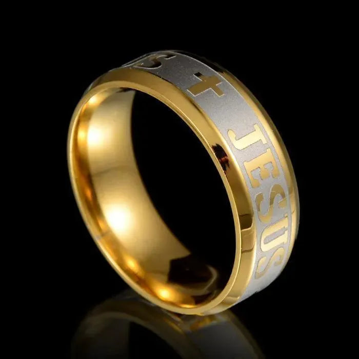 Wedding Rings - Jesus Cross Ring - Rings - LeStyleParfait