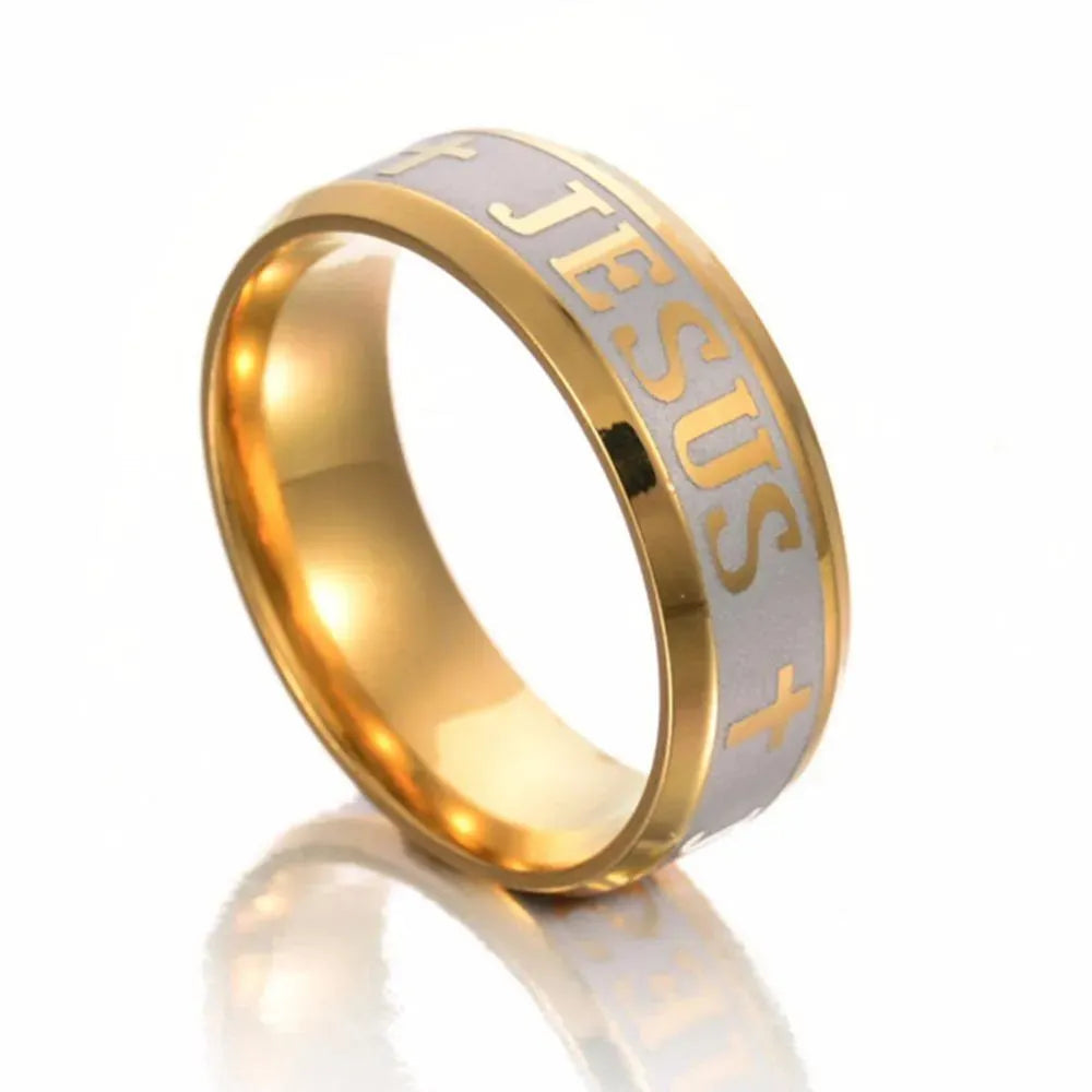 Wedding Rings - Jesus Cross Ring - Rings - LeStyleParfait