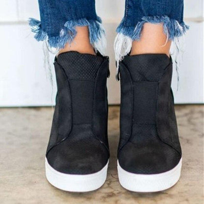 Women Ankle Wedge Boots - Women Shoes - Shoes - LeStyleParfait Kenya