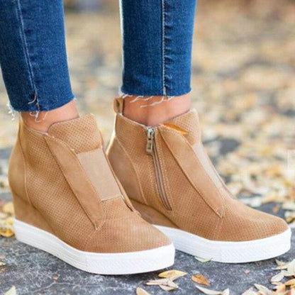 Women Ankle Wedge Boots - Women Shoes - Shoes - LeStyleParfait Kenya