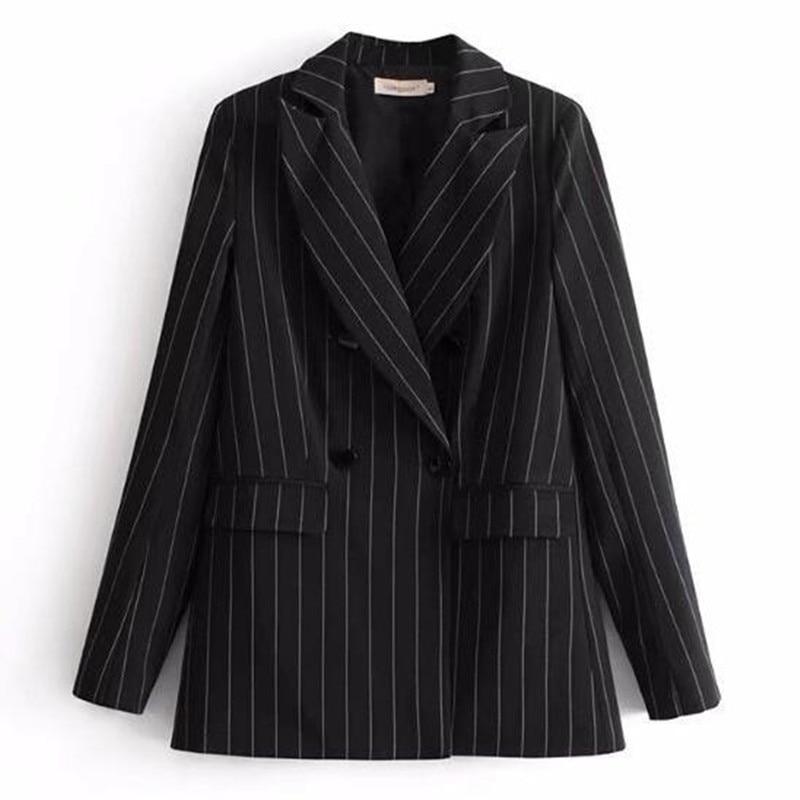 Buy Women Blazer, Contrast White Striped Blazer at LeStyleParfait Kenya