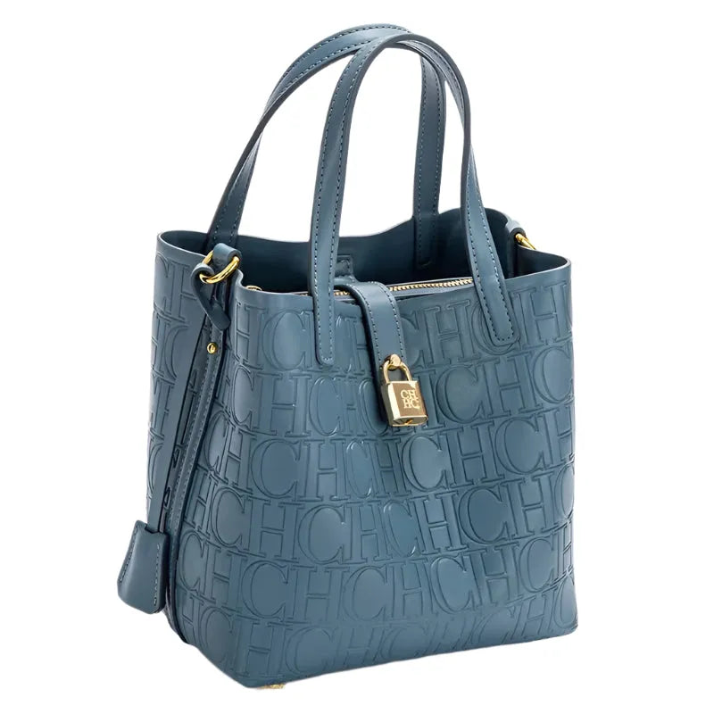 Women's Embossed Tote bag Handbag - - LeStyleParfait