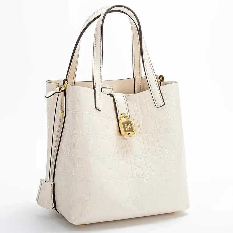 Women's Embossed Tote bag Handbag - - LeStyleParfait