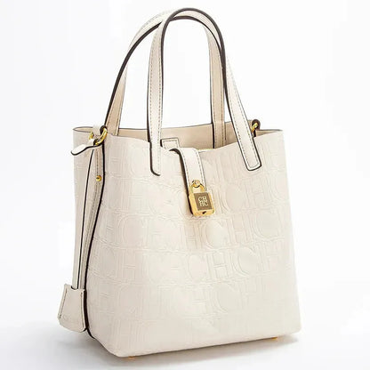 Women's Embossed Tote bag Handbag - - LeStyleParfait