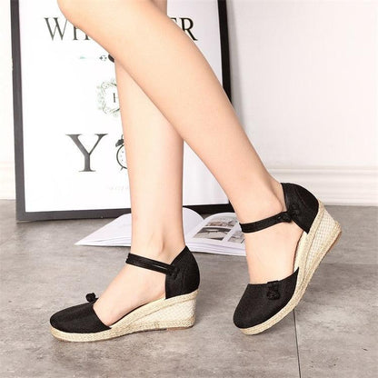 Casual Breathable Wedge Shoes - Wedge Shoes - LeStyleParfait Kenya