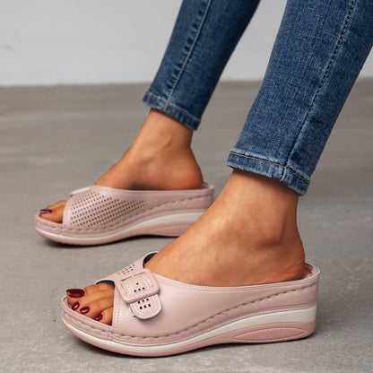 Casual Slip On Wedge Shoes - Wedge Shoes - LeStyleParfait Kenya