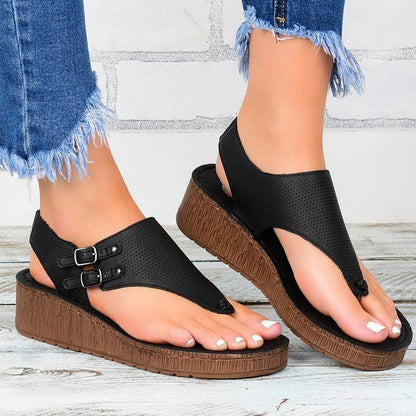 Casual Women Wedge Sandals - Wedge Shoes - LeStyleParfait Kenya