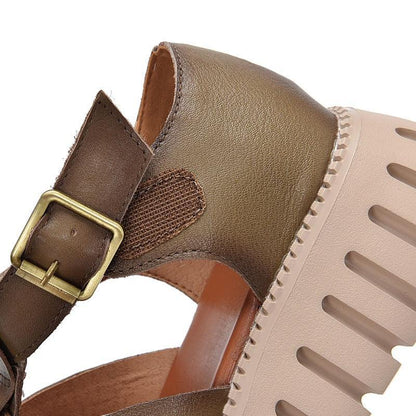 Criss-Cross Wedge Sandals - Wedge Shoes - LeStyleParfait Kenya