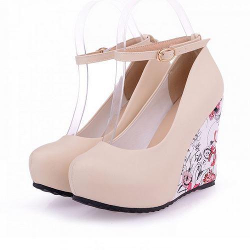 Floral Wedge Shoes - LeStyleParfait Kenya