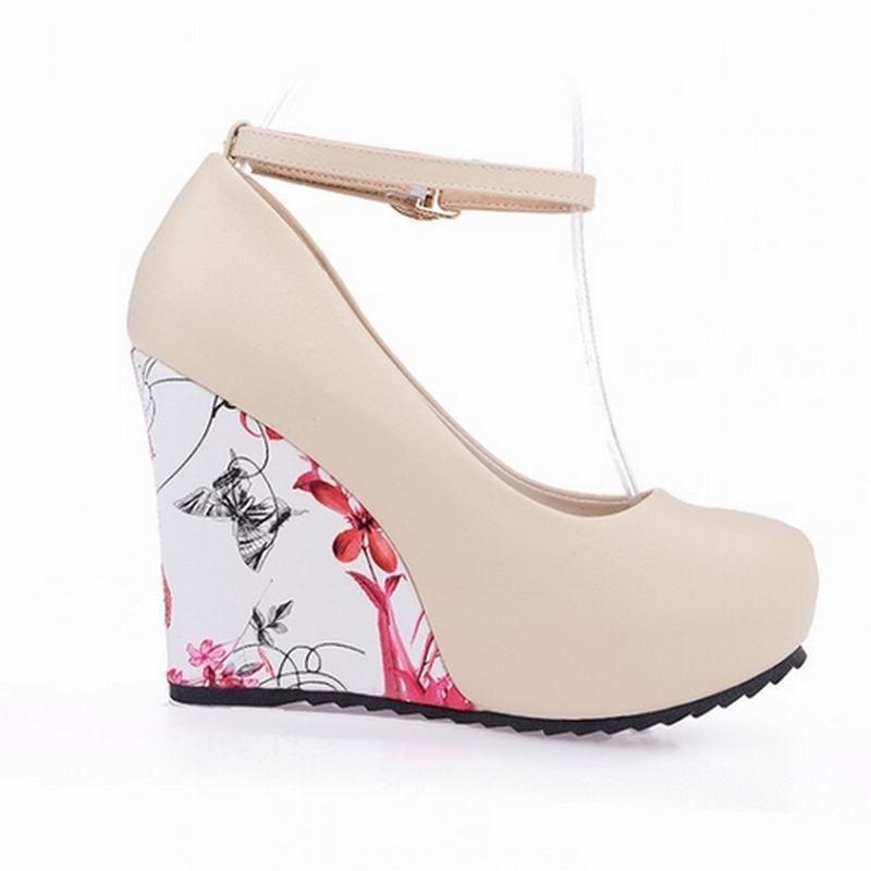 Floral Wedge Shoes - LeStyleParfait Kenya