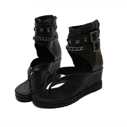 Gothe Ankle Strap Wedge Shoes - Wedge Shoes - LeStyleParfait Kenya