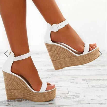 High Heels Wedge Sandals - Wedge Shoes - LeStyleParfait Kenya