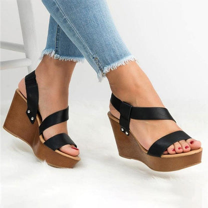 Ladies Slip On Wedge Shoes - Wedge Shoes - LeStyleParfait Kenya