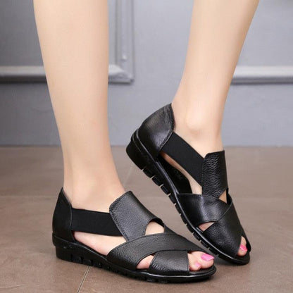 Low Heel Sandals - Wedge Shoes - LeStyleParfait Kenya