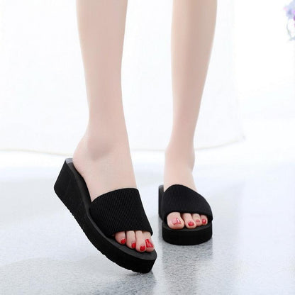 Muffins Slip-On Wedge Sandals - Wedge Shoes - LeStyleParfait Kenya