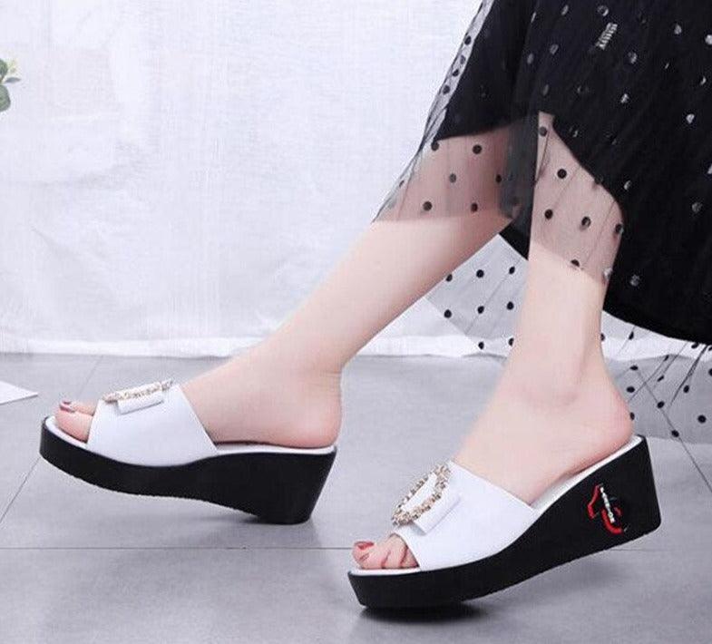 Model sandal wedges 2019 store