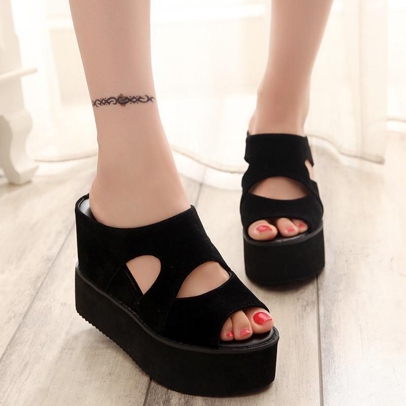 Platform Wedge Sandals - LeStyleParfait Kenya